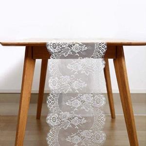 85 x 85 CM Retro Light Brown Flower Lace Rectangle Tablecloth