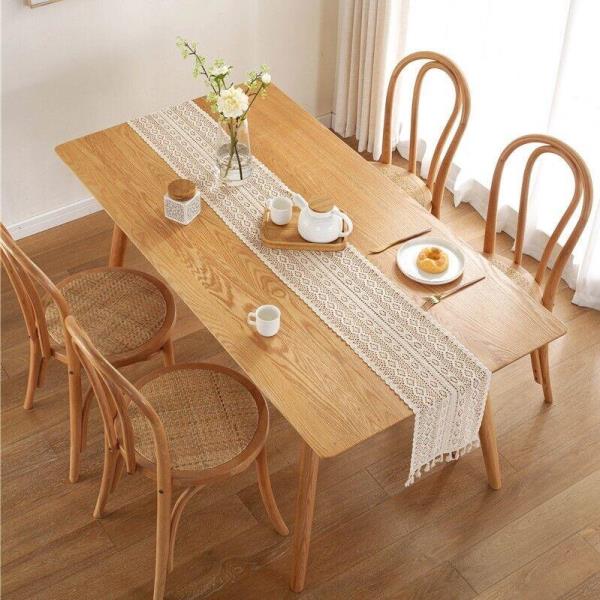 180 CM Retro Wave Lace Flower Table Dining Runner