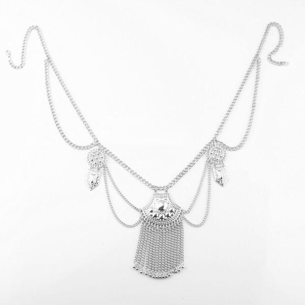 Punk Metal Tassel Waist Belly Body Chain