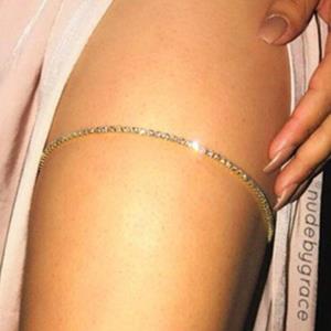 Glitter Crystal Thigh Leg Chain