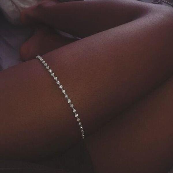 Glitter Crystal Thigh Leg Chain