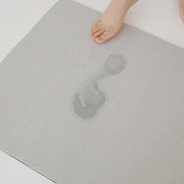 Flower Soft Diatom Mud Anti Slip Quick Drying Bathroom Mat