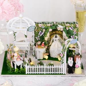 Pink Loft DIY Creative Handmade Music Miniature Dollhouse