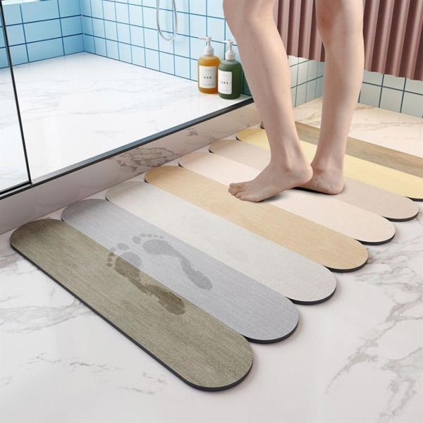 Gradient Soft Diatom Mud Anti Slip Drying Absorbent Bathroom Mat