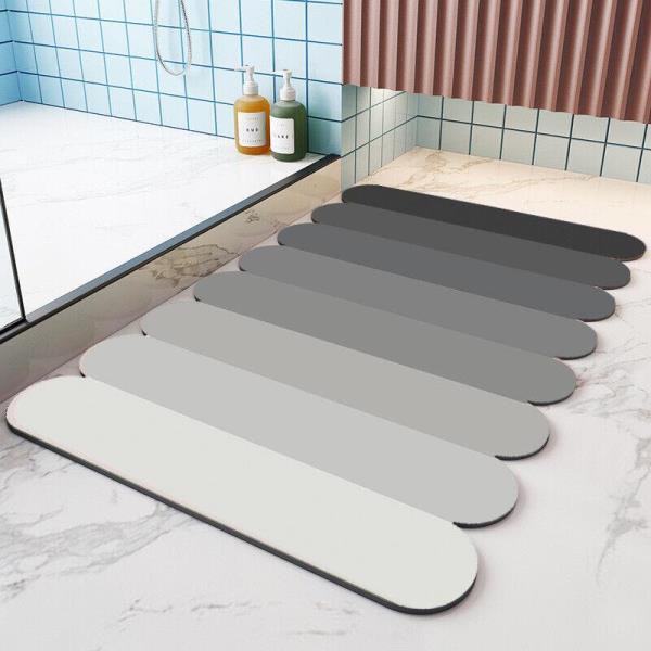 Gradient Soft Diatom Mud Anti Slip Drying Absorbent Bathroom Mat