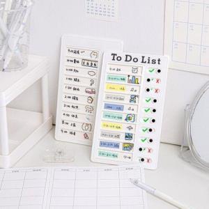 DIY Plastic Schedule Chore Todo List