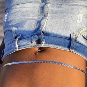 Crystal Elastic Thigh Leg Chain