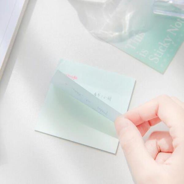 Transparent Gradient Color Memo Sticky Notes