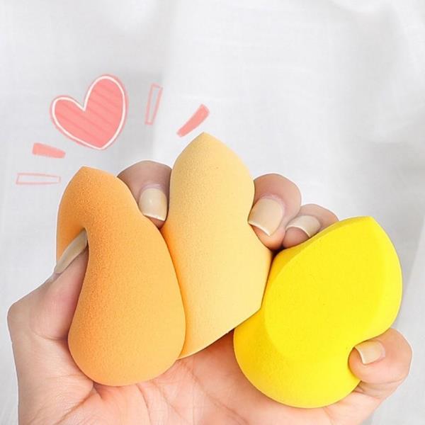 4 Candy Colour Sponge Puff Eggs