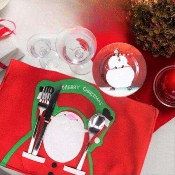 Christmas Santa Felt Rectangle Table Dining Placemat