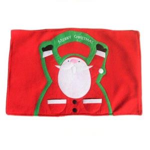 Christmas Red Santa Wine Bottle Cover Decoration