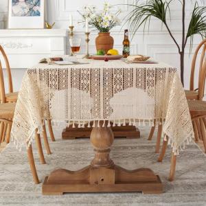 180 CM Cream Macrame Lace Cloth Dining Table Runner