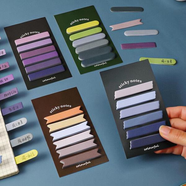 Multicolour Gradient Sticky Labels