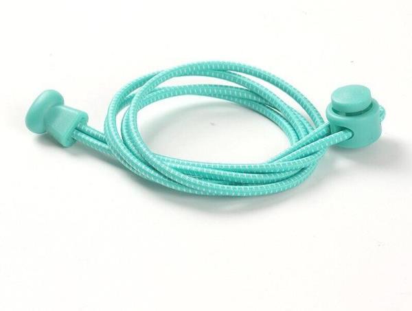 1 Pair No Tie Locked Lazy Elastic Sport Shoe Laces