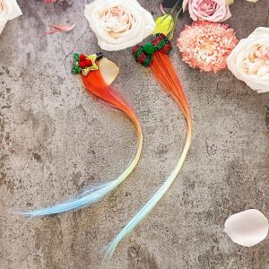 5 Pcs Faux Pearl Enamel Bow Hair Pins