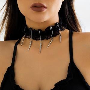 Silver Industrial Style Chain Choker