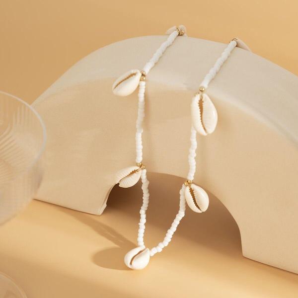 Bikini White Shell Waist Belly Chain