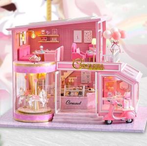 DIY Star Takoyaki LED Handmade Miniature Dollhouse