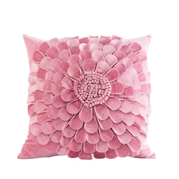 Modern 3D Flower Sofa Cushion Pillow Cover