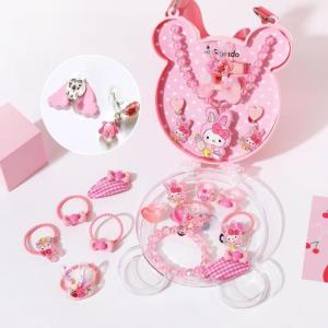 10 Pcs Kids Jewellery Hair Dress Box Set