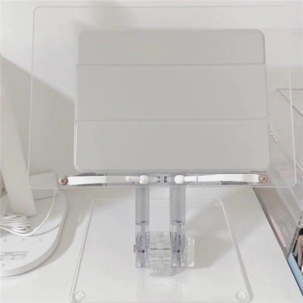 Adjustable Transparent Acrylic Book Tablet Holder