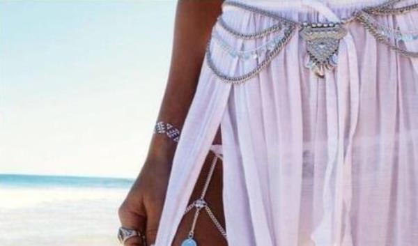 Bohemian Metal Tassel Waist Belly Chain