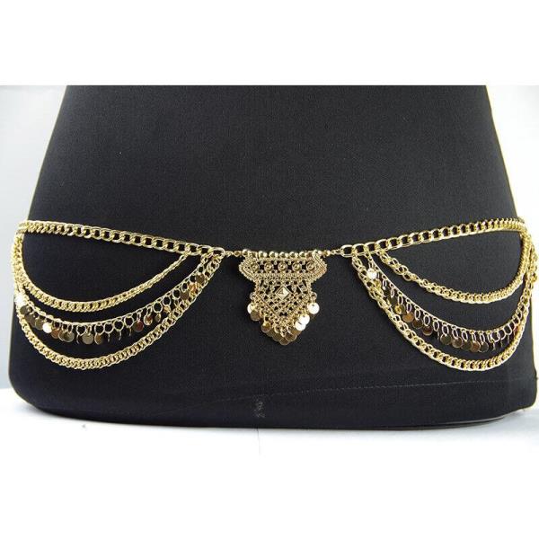 Bohemian Metal Tassel Waist Belly Chain