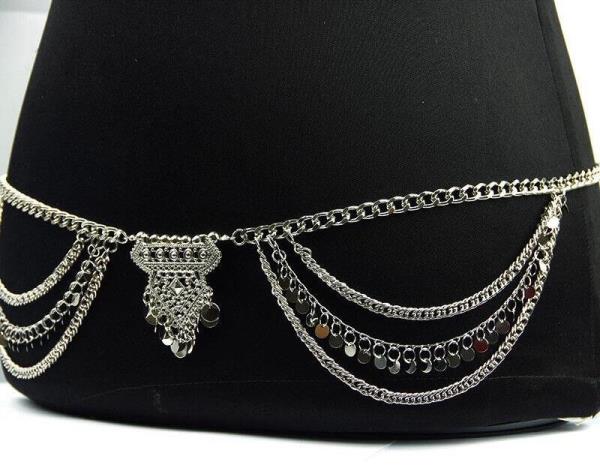 Bohemian Metal Tassel Waist Belly Chain