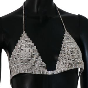 Rhinestone Tassel Shoulder Shawl Chain