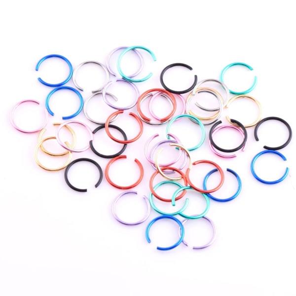 Stainless Steel Nose Lip Ear Rings