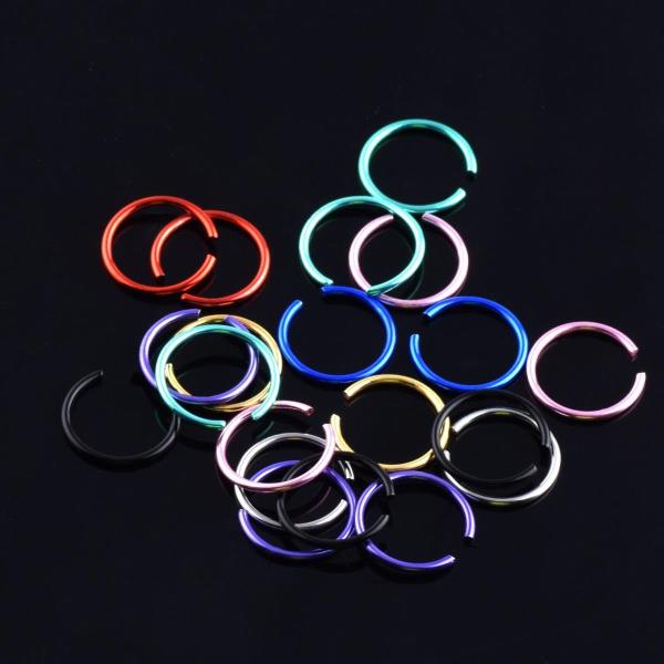 Stainless Steel Nose Lip Ear Rings