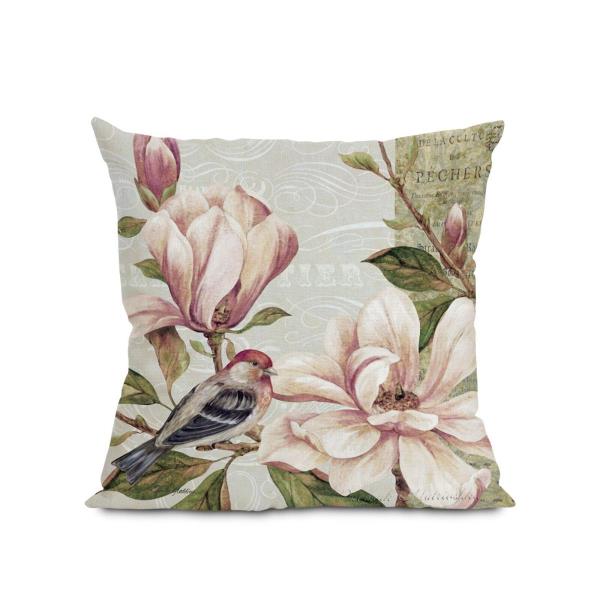 Retro Vintage European Bird Bohu Cushion Cover