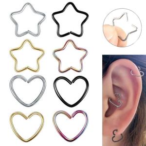 Love Metal Heart Studs