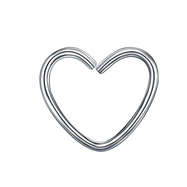 Heart Star Helix Cartilage Hoop Earring