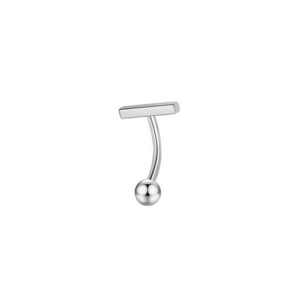 T Shape Stainless Steel Dangle Piercing Belly Button