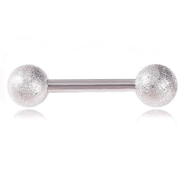 5 Pcs Matte Frosted Piercing Barbells