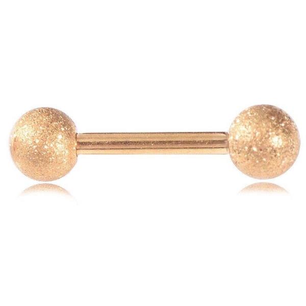 5 Pcs Matte Frosted Piercing Barbells