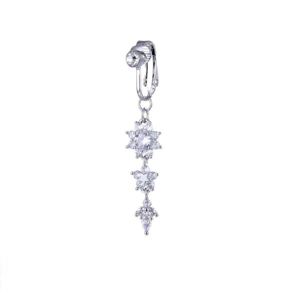 Clip On Navel Rings Faux Belly Non Piercing Body Jewellery