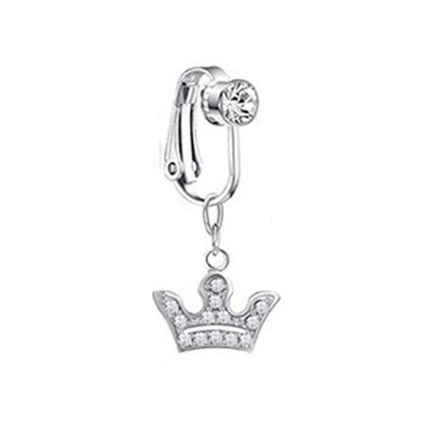 Clip On Navel Rings Faux Belly Non Piercing Body Jewellery