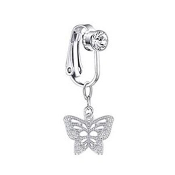 Clip On Navel Rings Faux Belly Non Piercing Body Jewellery