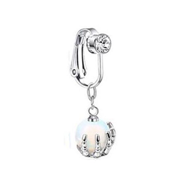 Clip On Navel Rings Faux Belly Non Piercing Body Jewellery