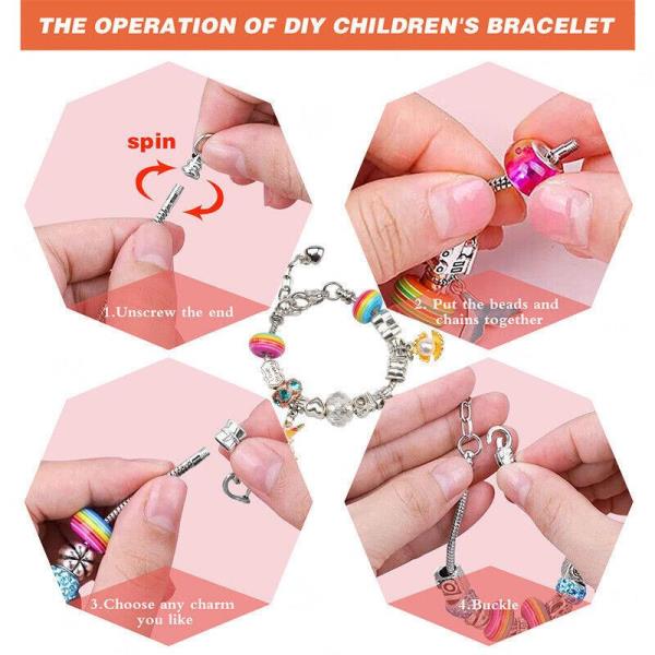 DIY Craft Kids Bracelet Making Jewellery Kit