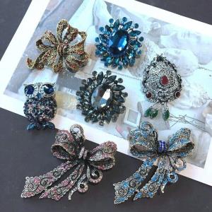 Multicolour Flower Lapel Brooches