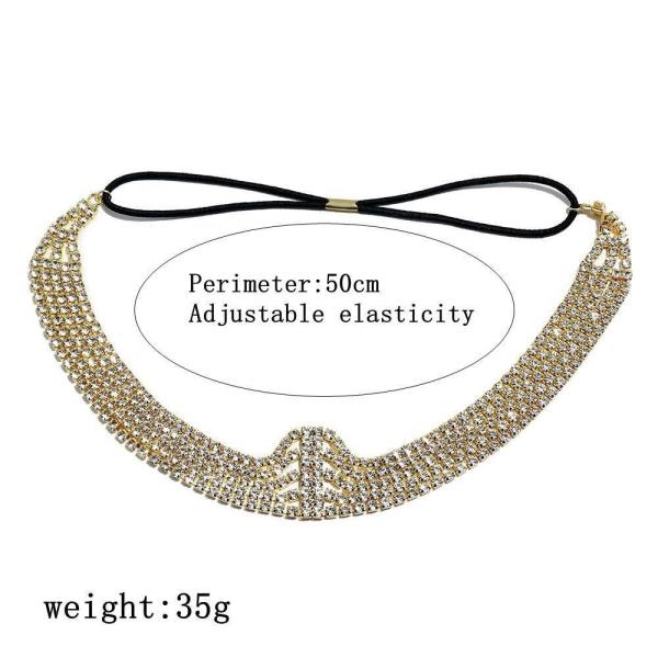 Crystal Hair Elastic Head Chain