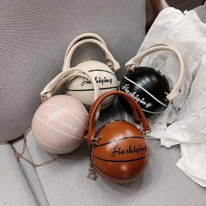 Basketball Round Crossbody Handbag Bag