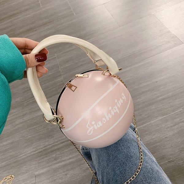 Basketball Round Crossbody Handbag Bag