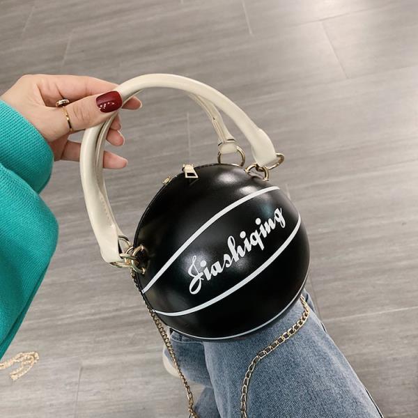 Basketball Round Crossbody Handbag Bag