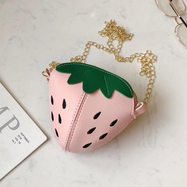 Mini Strawberry Chain Crossbody Kids Bag