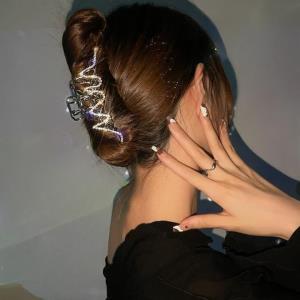 Gold Leaf Chain Hair Comb