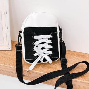 Woven Flower Chain Crossbody Bag